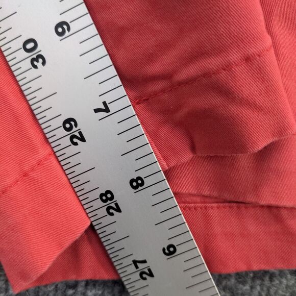 Merona Womens Chino Shorts Pink Size 34 Slash Pockets Cotton Blend - Picture 4 of 10